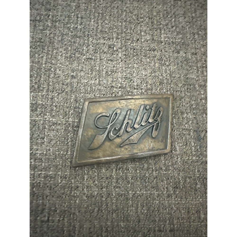 Schlitz Beer Belt Buckle - Indiana Metal Craft - Vintage 1979